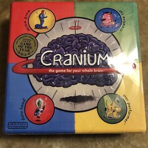 NEW Cranium Game 1998 2002 sealed Teens Adults 4 players Award Winner Metal